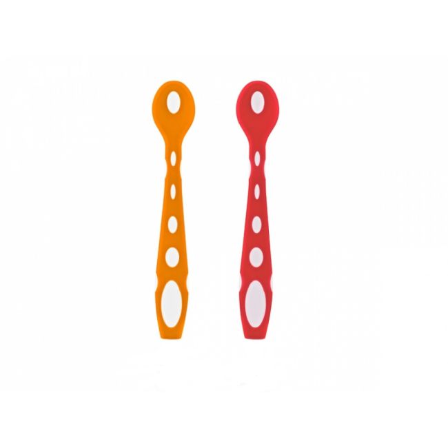 Set 2 lingurite din silicon BabyJem Soft Spoon (Culoare: Mov) JEMbj_5632