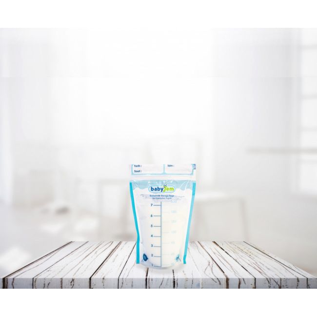 Set 25 pungi pentru stocarea laptelui matern BabyJem JEMbj_685