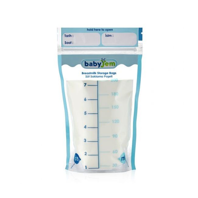 Set 25 pungi pentru stocarea laptelui matern BabyJem JEMbj_685