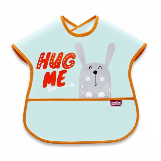 Baveta cu buzunar Poly Large Bib (Culoare: Roz) JEMbj_0292