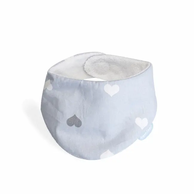 Baveta cu doua fete tip esarfa BabyJem Scarf (Culoare: Alb) JEMbj_5152