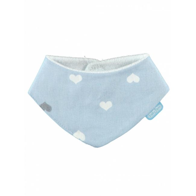 Baveta cu doua fete tip esarfa BabyJem Scarf (Culoare: Bleu) JEMbj_5153