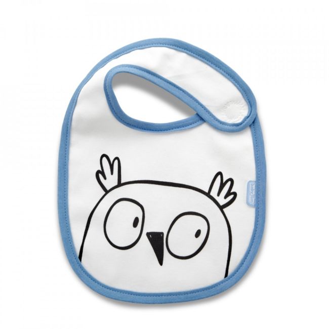 Baveta din bumbac BabyJem (Culoare: Bleu) JEMbj_6072