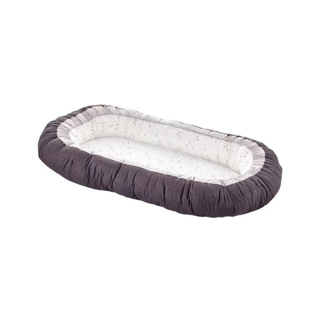 Baby nest cu 2 fete BabyJem Luxury Between Parents (Culoare: Gri) JEMbj_6141