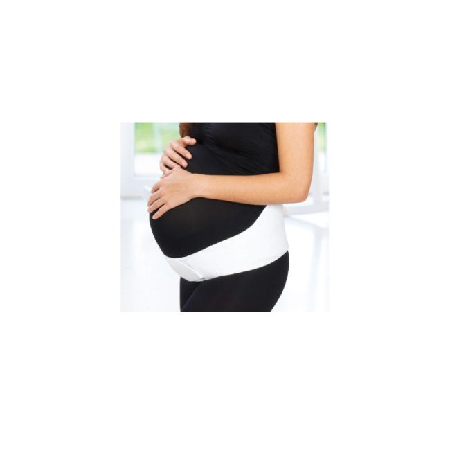 Centura abdominala pentru sustinere prenatala BabyJem Pregnancy (Marime: XL, Culoare: Alb) JEMbj_2496