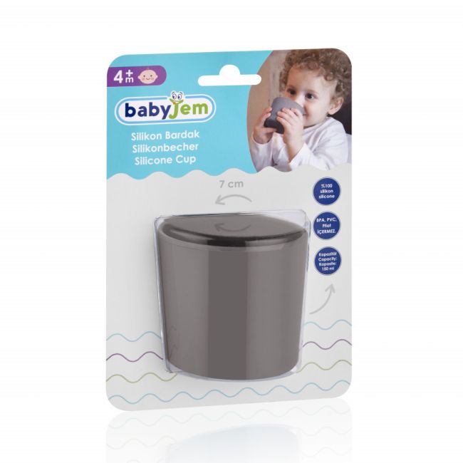 Pahar din silicon diversificare BabyJem (Culoare: Vernil) JEMbj_7144
