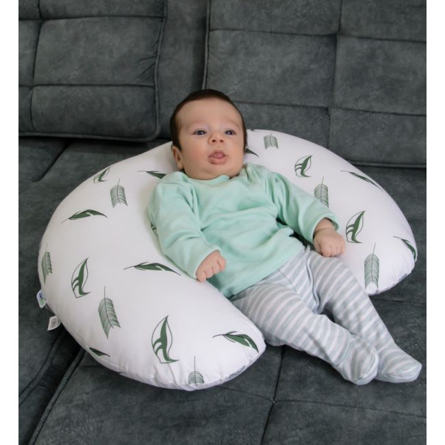 Perna pentru alaptat 2 in 1 Nursing Pillow (Culoare: Gri) JEMbj_0822