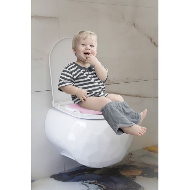 Reductor moale uni pentru toaleta BabyJem (Culoare: Gri) JEMbj_0075