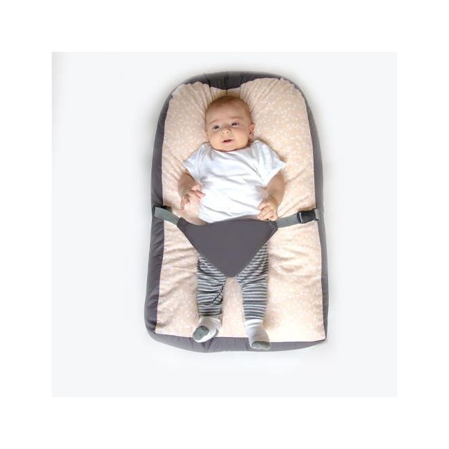 Saltea anti-alunecare cu ham pentru bebelusi (Culoare: Somon) JEMbj_7443