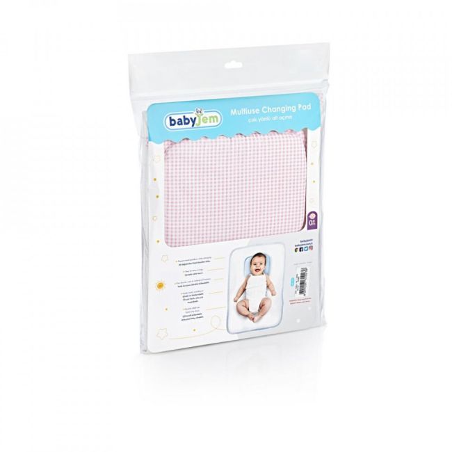 Salteluta de infasat pliabila cu pernuta BabyJem (Culoare: Bleu) JEMbj_0232