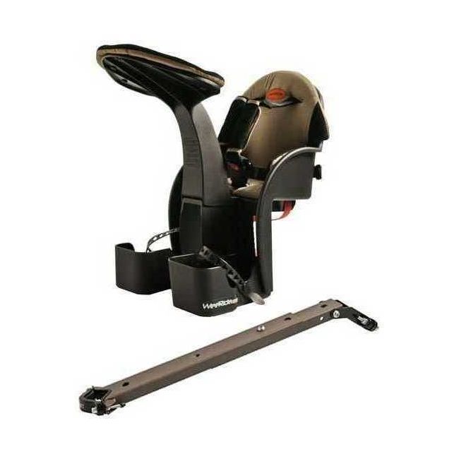 Scaun bicicleta copii Deluxe, Pozitie montare Centru, 15 Kg si Casca Protectie XS 44-48 Penguin WeeRide WR03SKPG BBJWR03SKPG_Negru/Maro