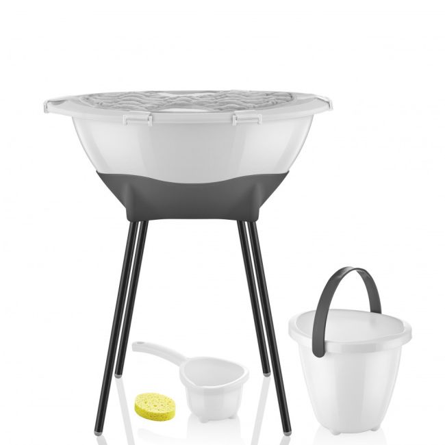Set de baie BabyJem Elegant (Culoare: Alb) JEMbj_6964
