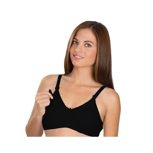 Sutien alaptare, cupe fara intarituri BabyJem (Culoare: Negru, Marime: 85) JEMbj_0178
