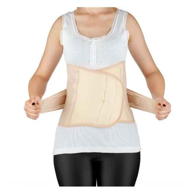Centura abdominala post-natala reglabila BabyJem Postpartum (Culoare: Crem, Marime: S-M) JEMbj_5793