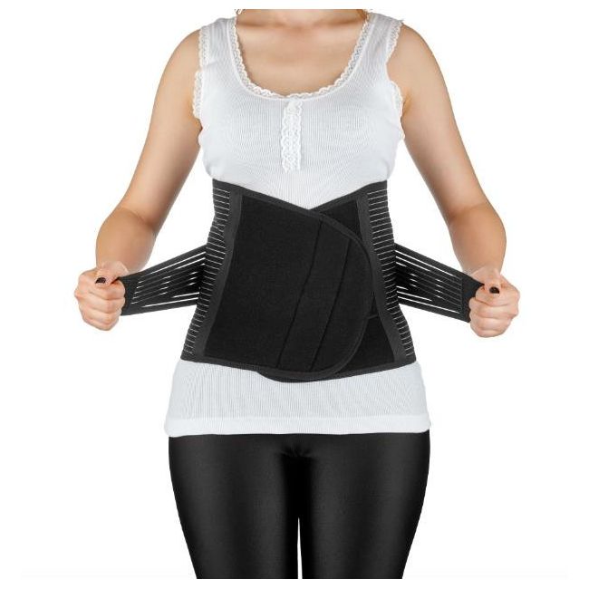 Centura abdominala post-natala reglabila BabyJem Postpartum (Culoare: Negru, Marime: L-XL) JEMbj_5792