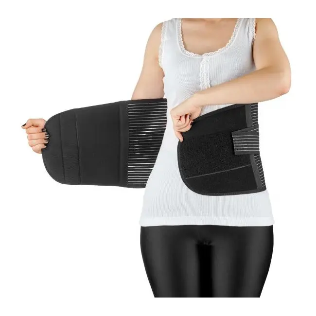 Centura abdominala post-natala reglabila BabyJem Postpartum (Culoare: Negru, Marime: S-M) JEMbj_5791