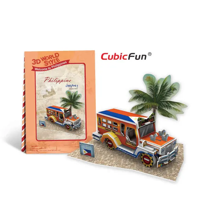 Puzzle 3D - Jeepney in Philippine - NCRW3147h