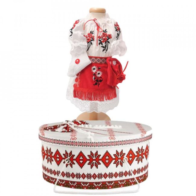 Pachet hainute populare botez si cutie trusou pentru botezul unei Fete Denikos® 1003 NIK5432