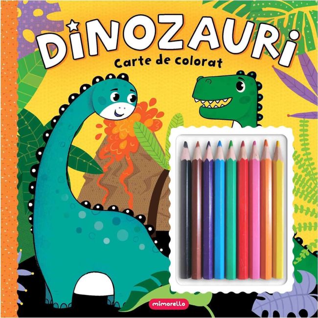 Carte de colorat Dinozauri Mimorello EK6873 BBJEK6873_Initiala