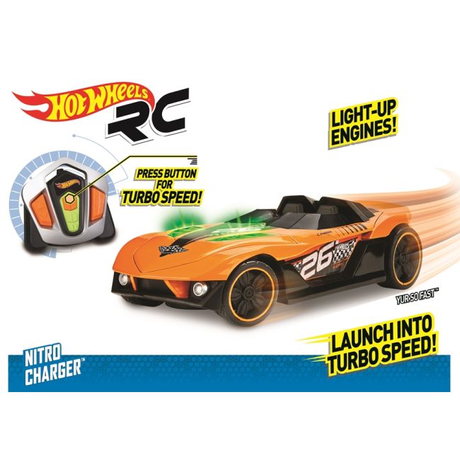Masina cu radiocomanda nitro - YUR SO FAST - Hot Wheels NCR90410-3