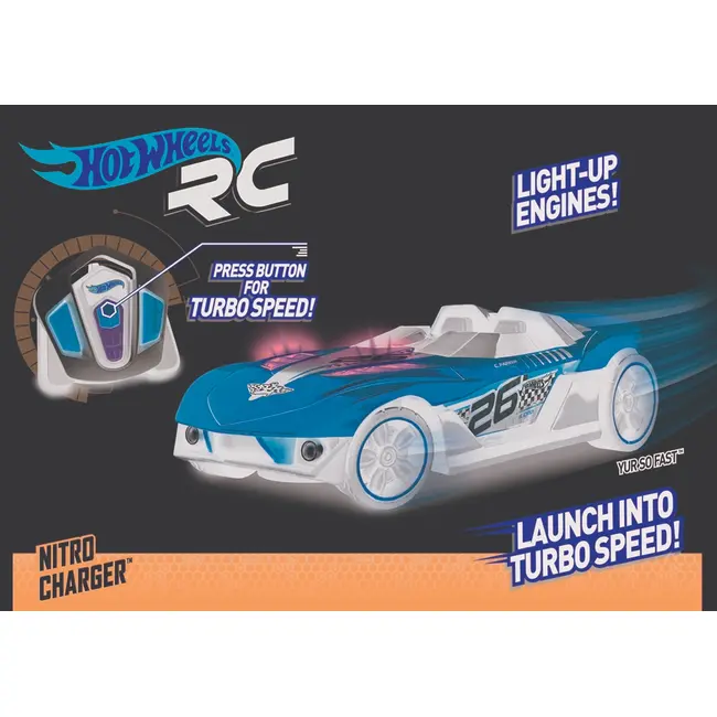 Masina cu radiocomanda nitro - YUR SO FAST - Hot Wheels NCR90410-3