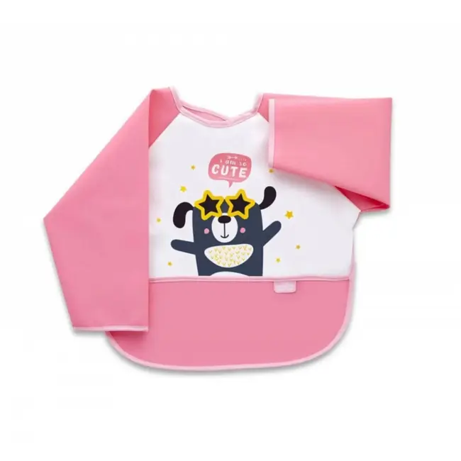 Baveta cu maneci si buzunar BabyJem Polly Bib (Culoare: Verde) JEMbj_0341