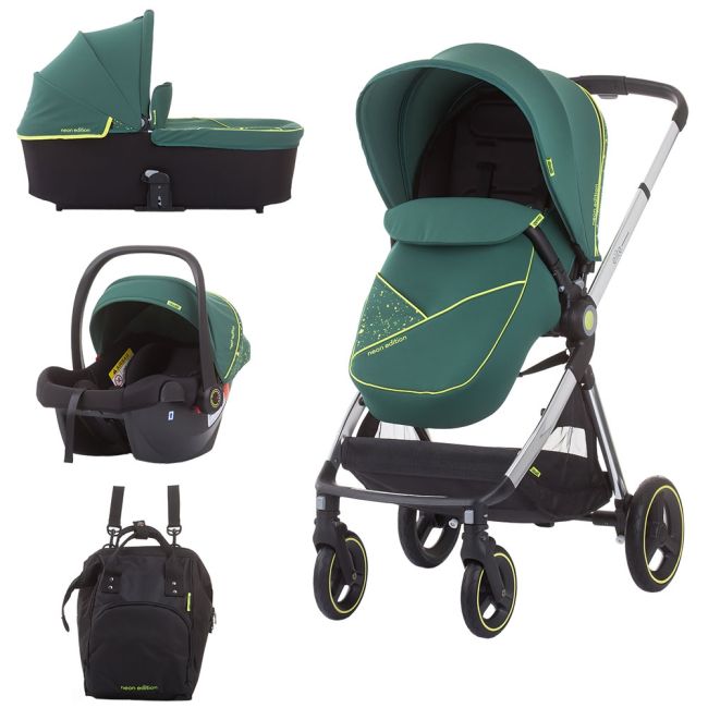 Carucior chipolino elite 3 in 1 avocado hubkket02204av