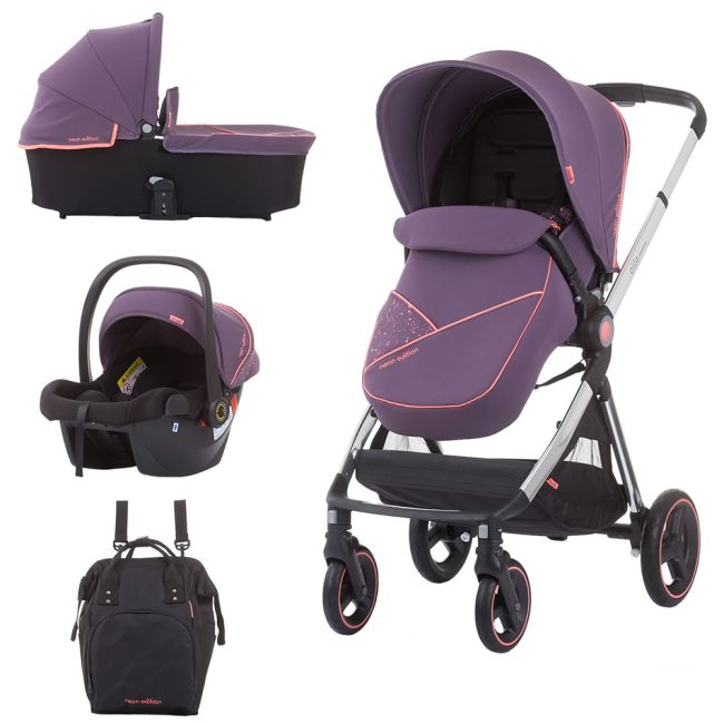 Carucior chipolino elite 3 in 1 lilac hubkket02205ll