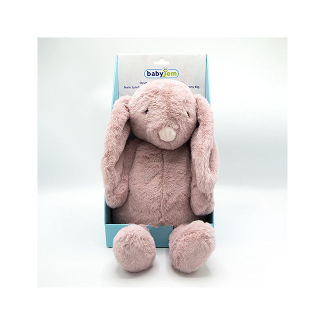 Jucarie din plus pentru copii BabyJem Sleeping Mate Midi Bunny (Culoare: Roz) JEMbj_663_2