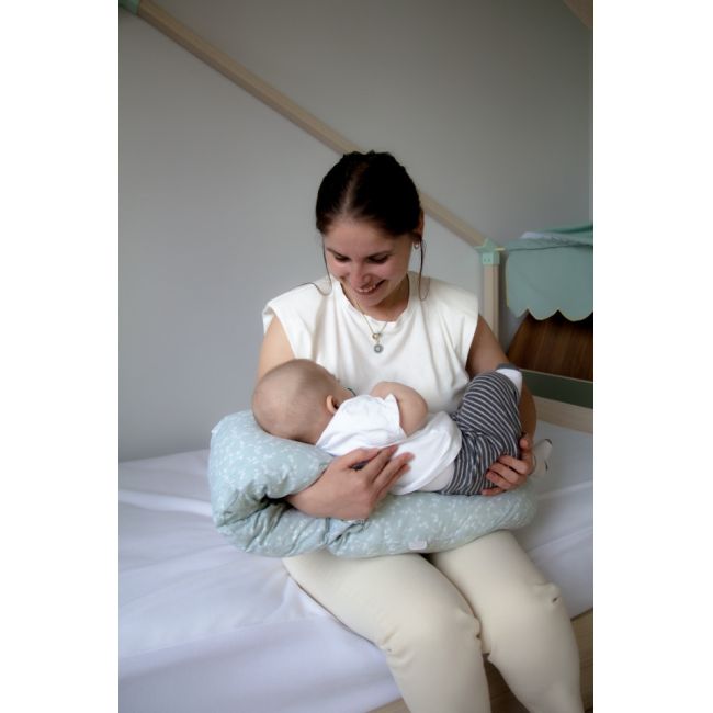 Perna multifunctionala pentru alaptat si gravide cu suport detasabil pentru cap BabyJem (Culoare: Somon) JEMbj_737_3