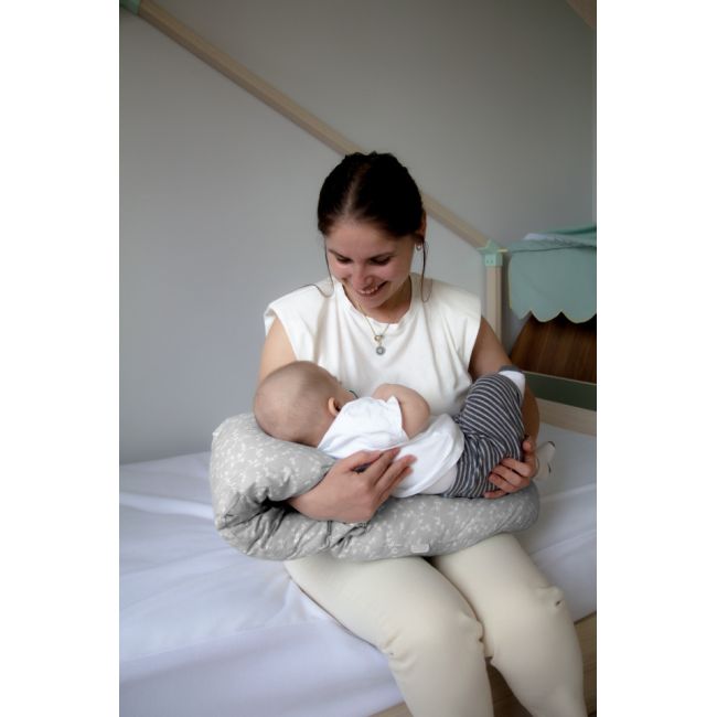 Perna multifunctionala pentru alaptat si gravide cu suport detasabil pentru cap BabyJem (Culoare: Somon) JEMbj_737_3