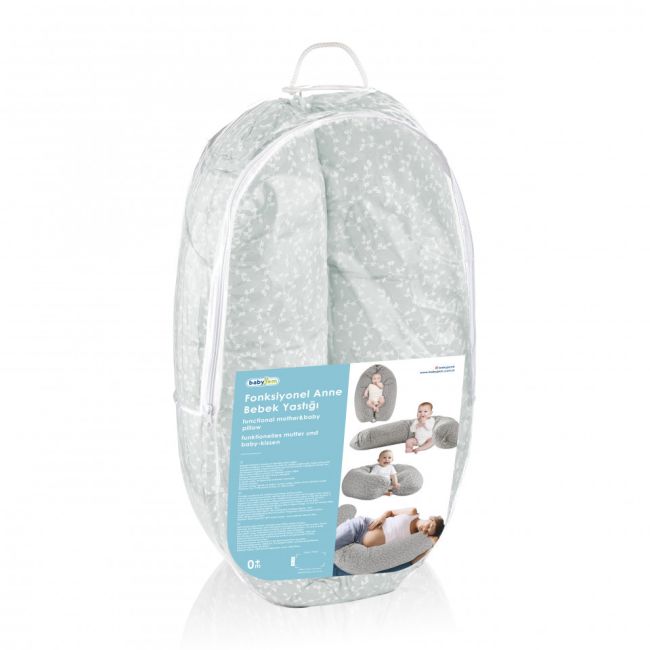 Perna multifunctionala pentru mamici si bebelusi BabyJem (Culoare: Somon) JEMbj_7533
