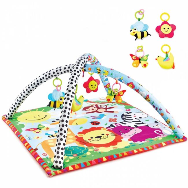 Salteluta cu activitati BabyJem Play Gym Zoo JEMbj_485