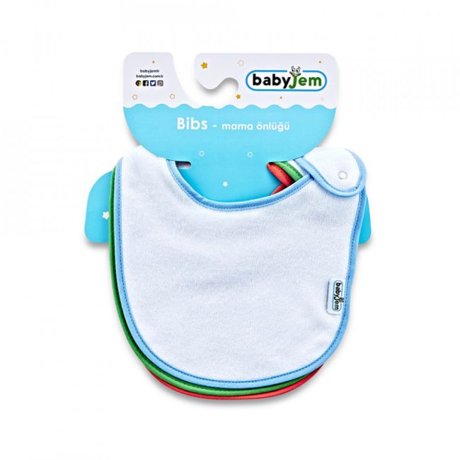 Set 3 bavete cu scai din bumbac (Pentru: Fete) JEMbj_3191