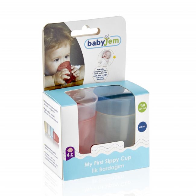 Set 4 pahare BabyJem My First Cup Rainbow JEMbj_593