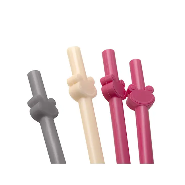 Set de 4 paie din silicon reutilizabile BabyJem (Culoare: Roz) JEMbj_764_1