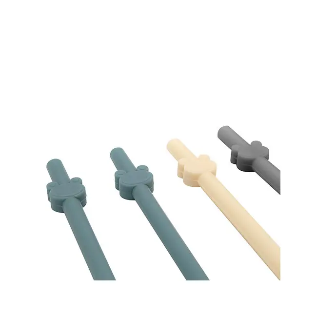 Set de 4 paie din silicon reutilizabile BabyJem (Culoare: Turcoaz) JEMbj_764_2