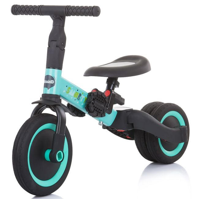 Tricicleta si bicicleta chipolino smarty 2 in 1 mint hubtrksm0205mt