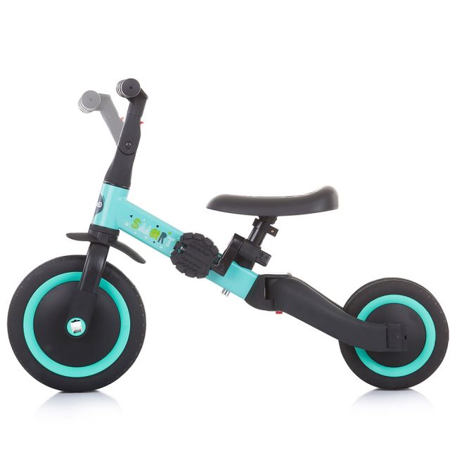 Tricicleta si bicicleta chipolino smarty 2 in 1 mint hubtrksm0205mt