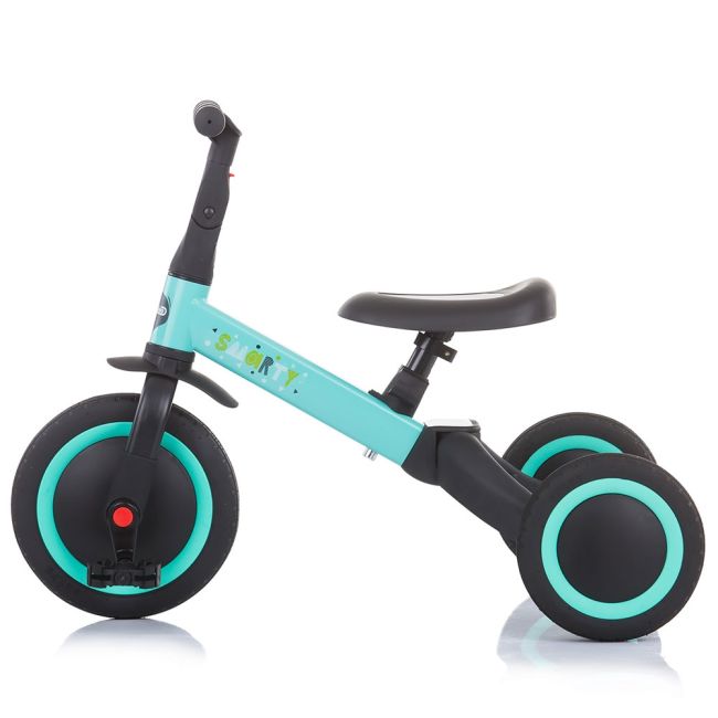 Tricicleta si bicicleta chipolino smarty 2 in 1 mint hubtrksm0205mt