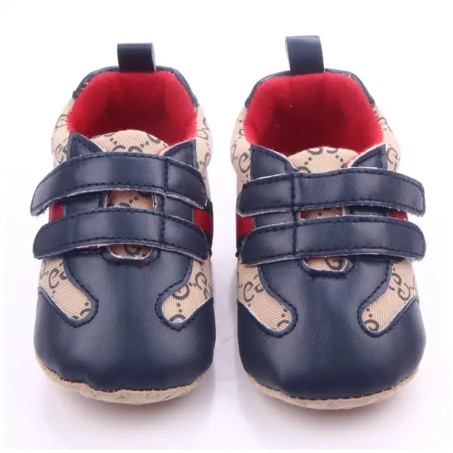 Adidasi bebelusi crem cu model (Marime Disponibila: 6-9 luni) - IR1846-1