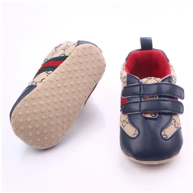 Adidasi bebelusi crem cu model (Marime Disponibila: 6-9 luni) - IR1846-1