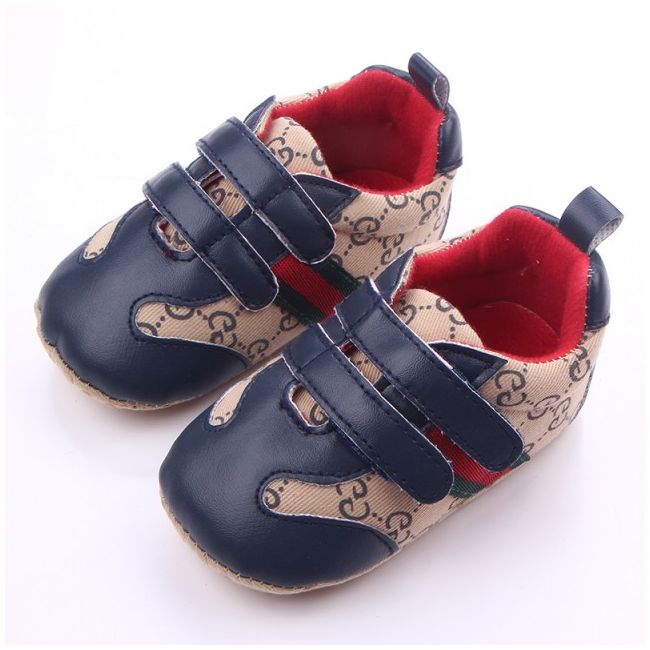 Adidasi bebelusi crem cu model (Marime Disponibila: 9-12 luni) - IR1846-1
