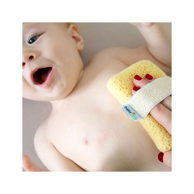 Burete BabyJem tip manusa cu buzunar interior pentru sapun Glove baby JEMbj_752