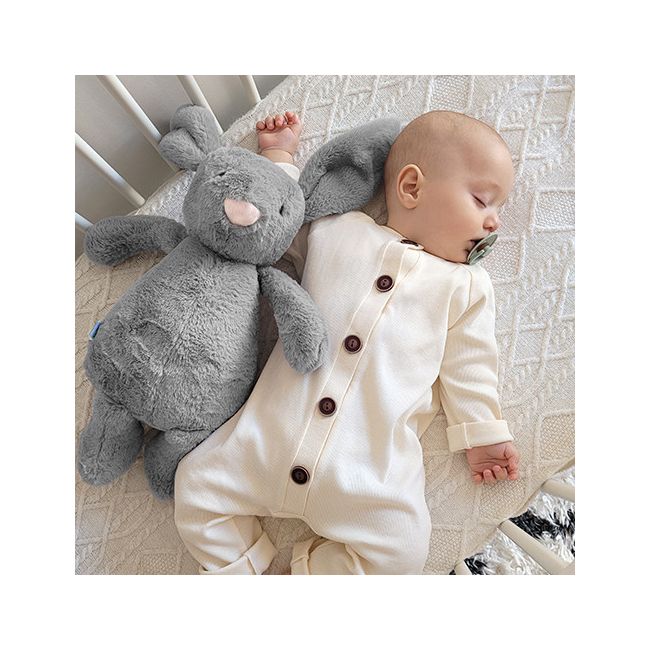 Jucarie din plus pentru copii BabyJem Sleeping Mate Midi Bunny (Culoare: Roz) JEMbj_663_2