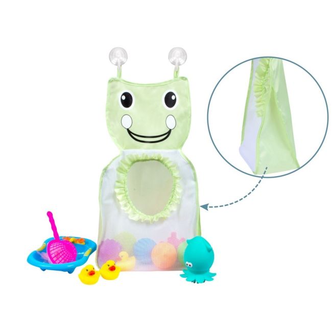 Sac de jucarii de baie Broscuta SeviBebe BBKSEV_114-146