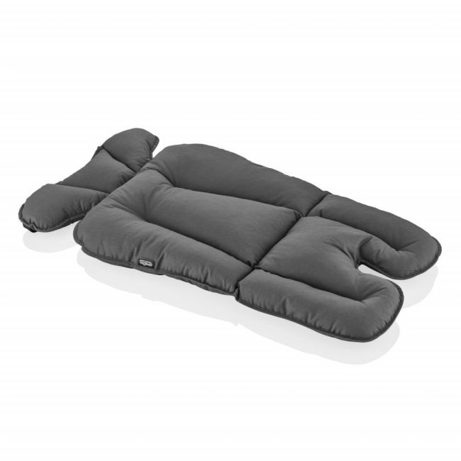 Saltea cu doua fete pentru carucior si scaun de masa BabyJem Dots (Culoare: Gri) JEMbj_5071