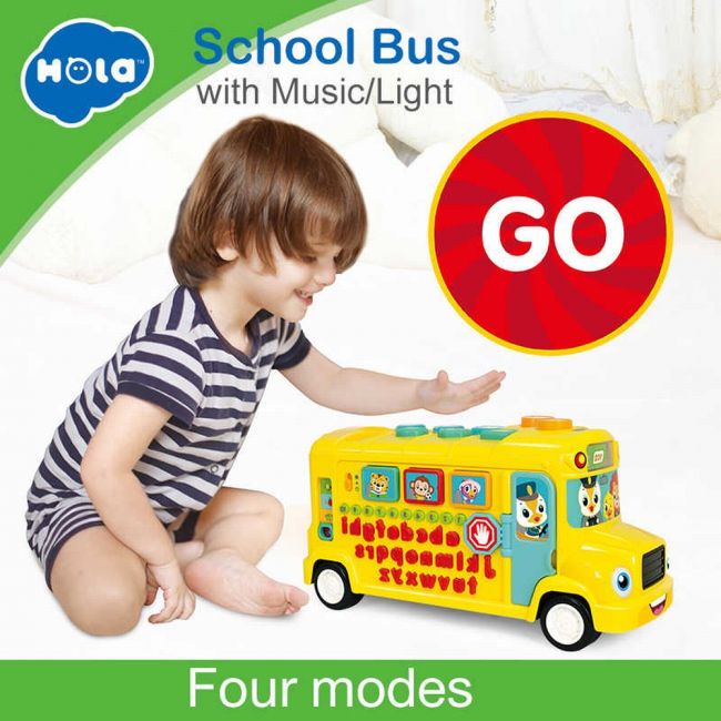 AUTOBUZ SCOLAR EDUCATIV CU SUNETE SI LUMINI VIV3126