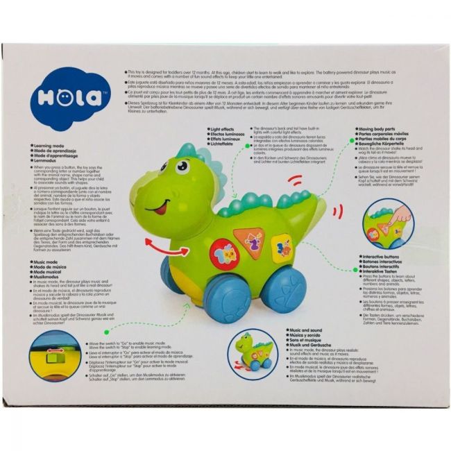 BABY DINOZAURUL INTERACTIV CU MISCARI MELODII SI LUMINI VIV6105