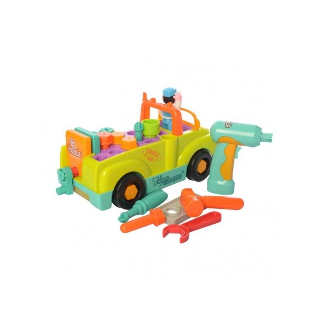 CAMIONUL PLIN CU SCULE AL MICULUI MECANIC CU LUMINI SI SUNETE VIV6109